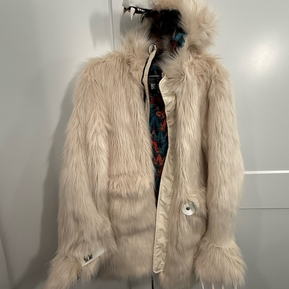 Wildcoat Polar Bear Faux Fur Hooded Jacket